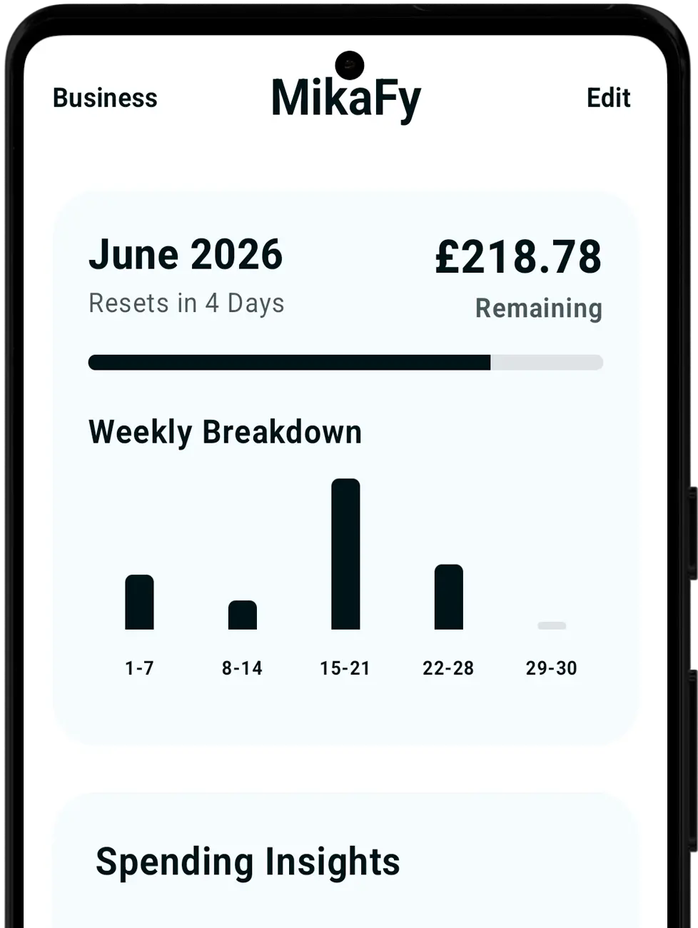 app mockup